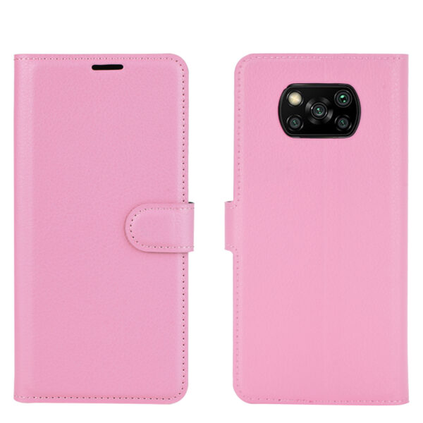 POCO X Serie POCO X3 PU Handyhülle Einfarbig Mode #1818