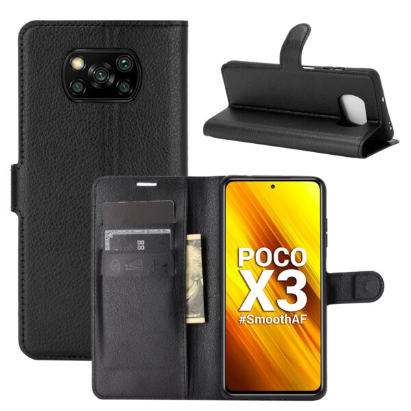 POCO X Serie POCO X3 PU Handyhülle Einfarbig Mode #1818 – Bild 3
