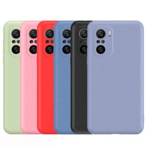 POCO F Serie POCO F3 Einfache einfarbige Handyhülle aus Silikon